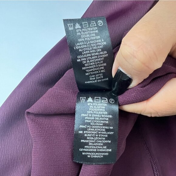 Nwot - Amaryllis, Women’s Sleeveless Wide Legged Romper. Color: Maroon. Size: 4. - Picture 7 of 14